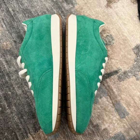 NIB Prada Suede Sneakers in Green - Picture 4 of 10